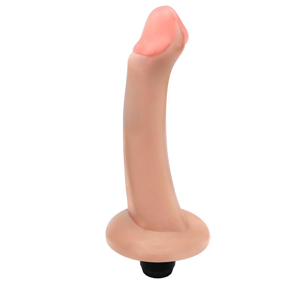 Pênis com Base e Vibro Vacaciones 18 x 5cm Bege | Foto 04
