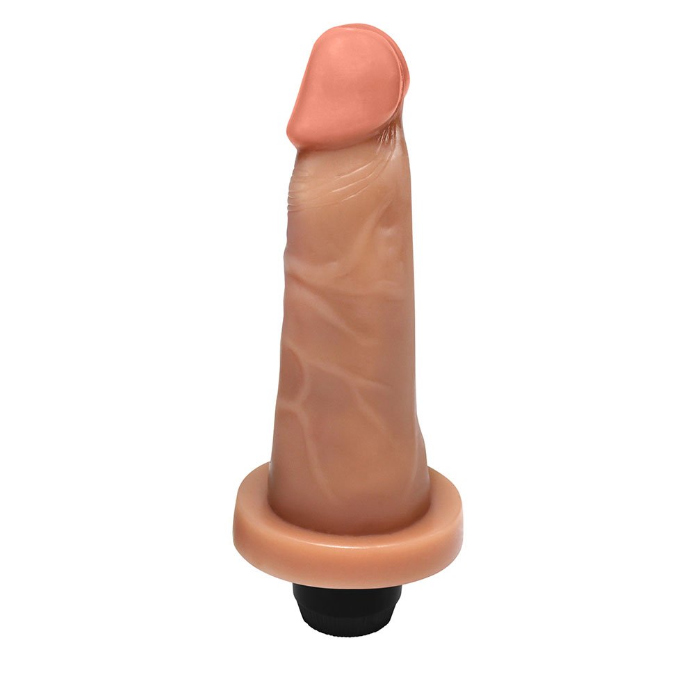 Pênis com Vibro Mimo 13,5 x 4cm Bege | Foto 02