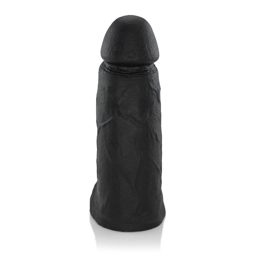 Pênis Realístico em PVC Flexível com Escroto Bonitão 21 x 6,5cm Preto | Foto 03