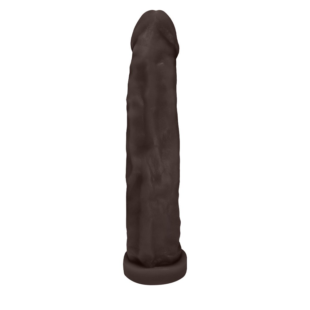 Pênis Gigante e Grosso Flexível com Base Enorme 29 x 5,5cm Marrom | Foto 02