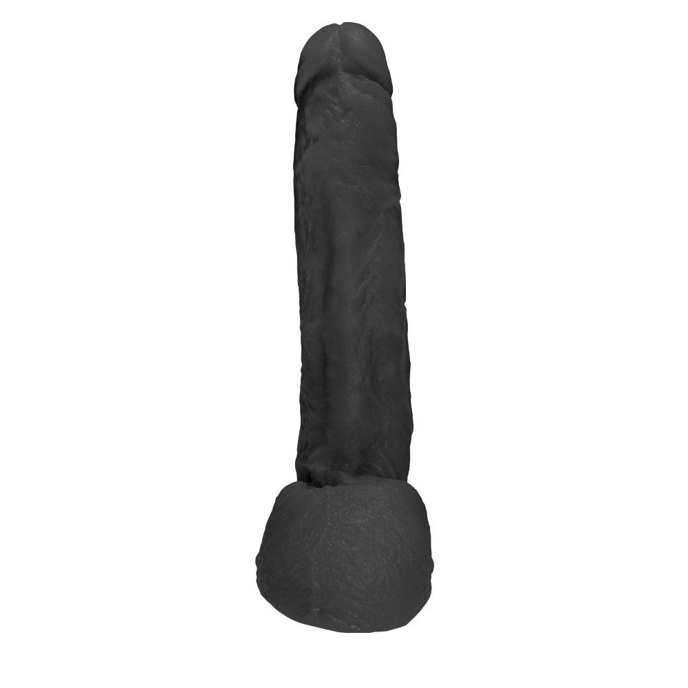 Pênis JeFree em PVC Flexível Atoxico com Escroto e Ventosa 25 x 6,5cm Preto | Foto 03