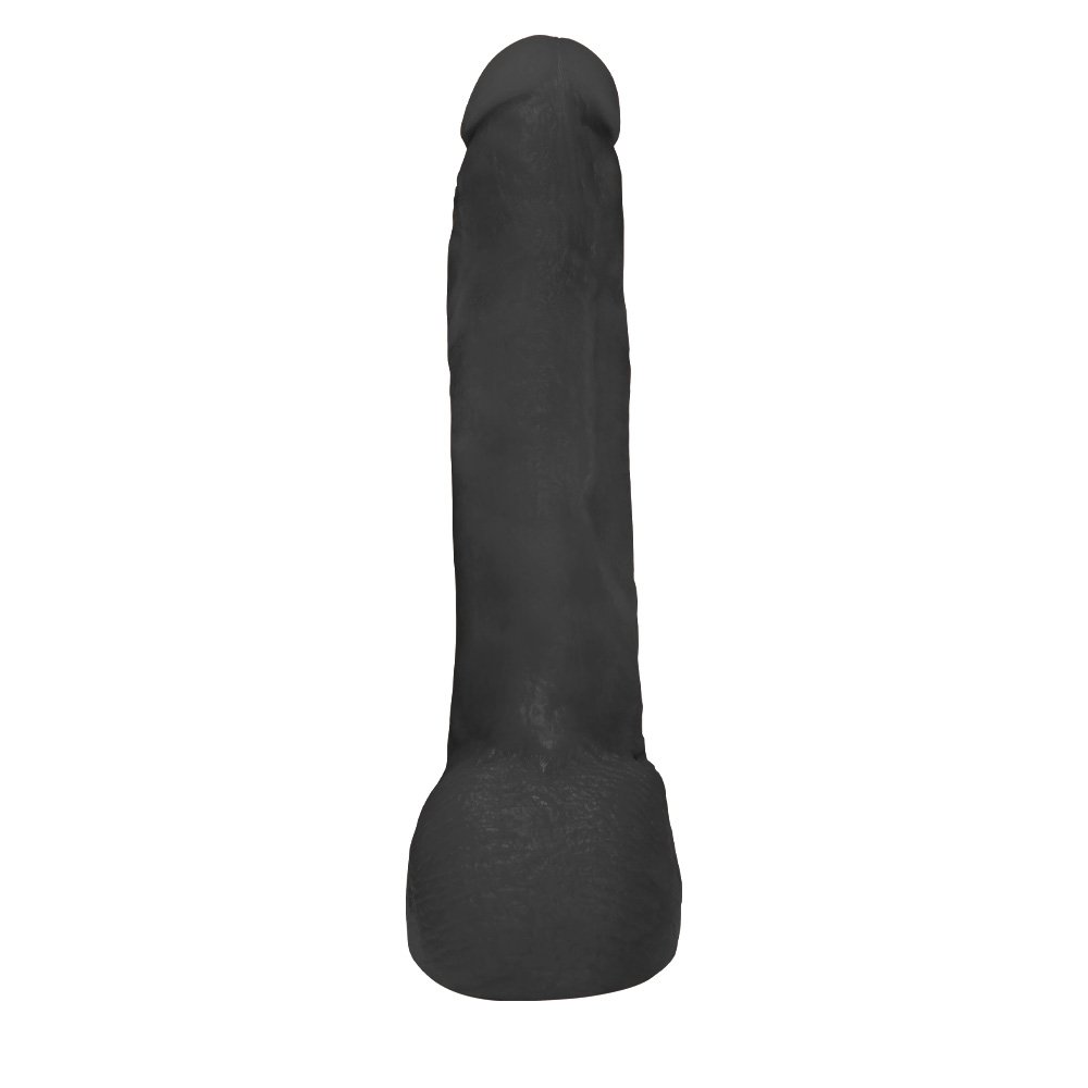 Pênis Realístico Feito em PVC Flexível com Escroto Ron Jeremy 21 x 4,5cm Preto | Foto 03