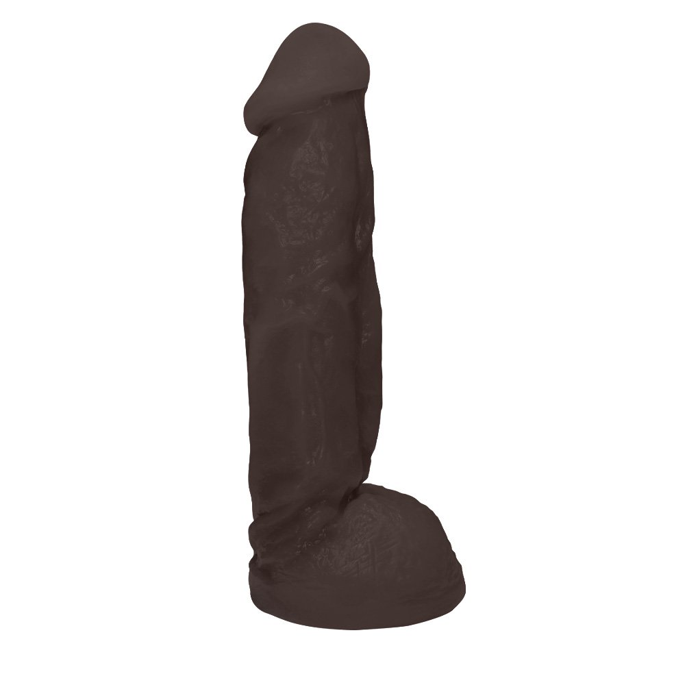 Pênis Realístico Feito em PVC Flexível com Escroto King 19 x 5cm Marrom | Foto 02
