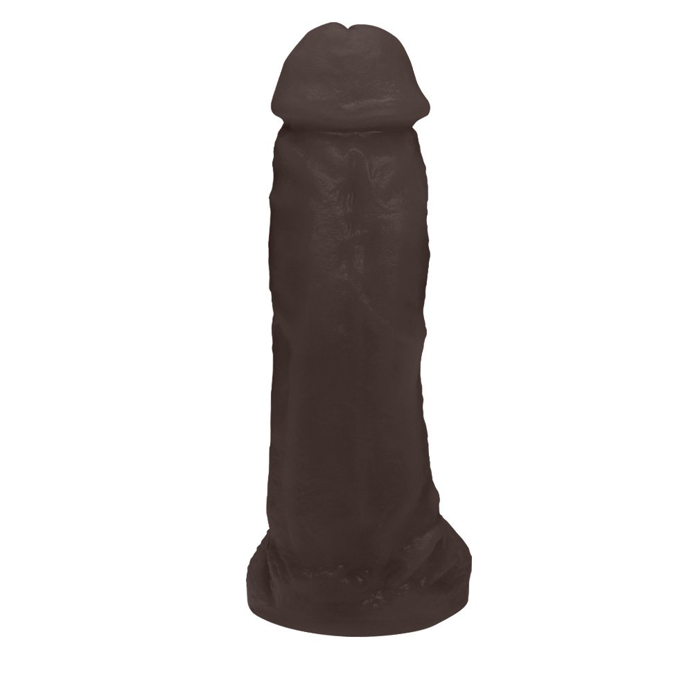 Pênis Realístico Feito em PVC Flexível com Escroto King 19 x 5cm Marrom | Foto 04