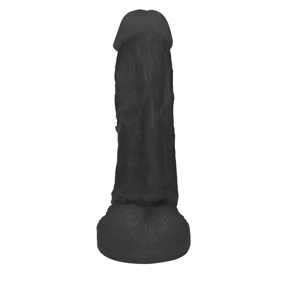 Pênis Realístico Feito em PVC Flexível com Escroto King 19 x 5cm Preto | Foto 03