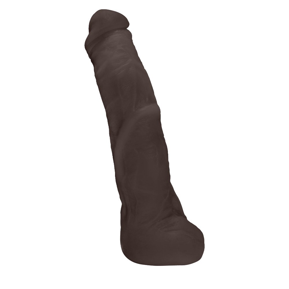 Pênis Gigante e Grosso Flexível com Escroto Mandingo 27 x 5,5cm Marrom | Foto 02