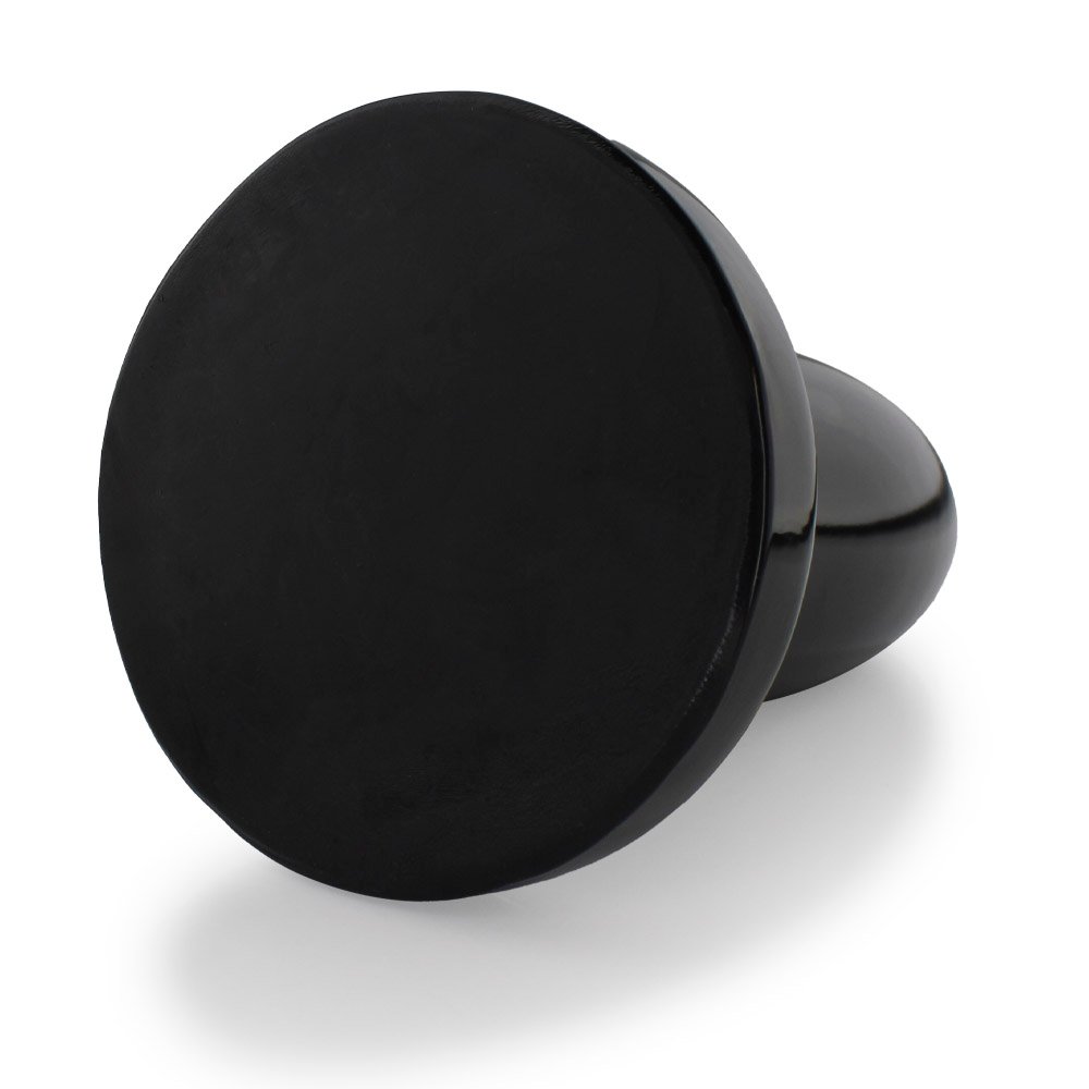 Plug Anal Gigante Foguete - PVC Flexível 16,5 x 5,8cm Preto Brilhante | Foto 04