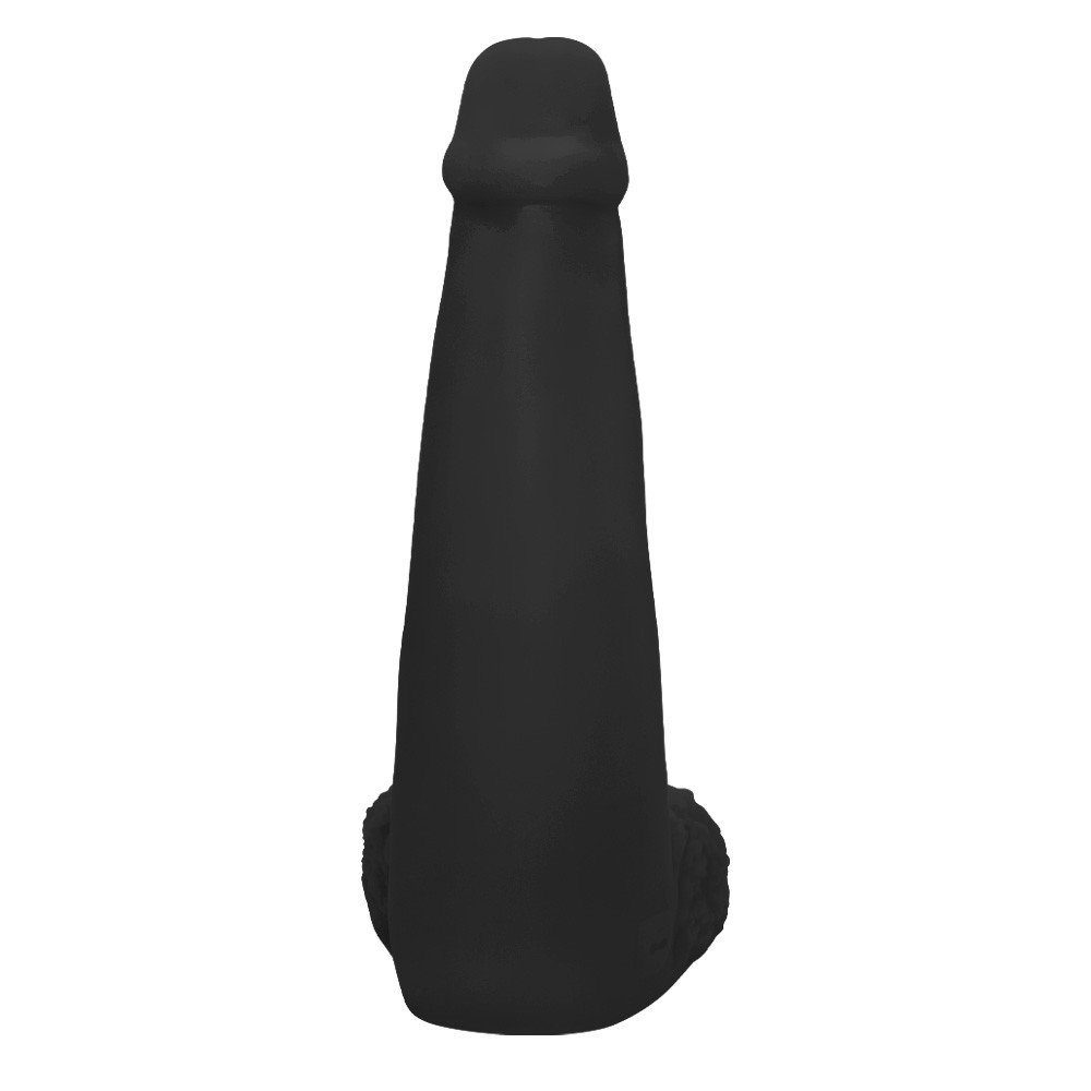 Pênis Gigante e Grosso Flexível com Escroto Longo 28 x 8,3cm Preto | Foto 04