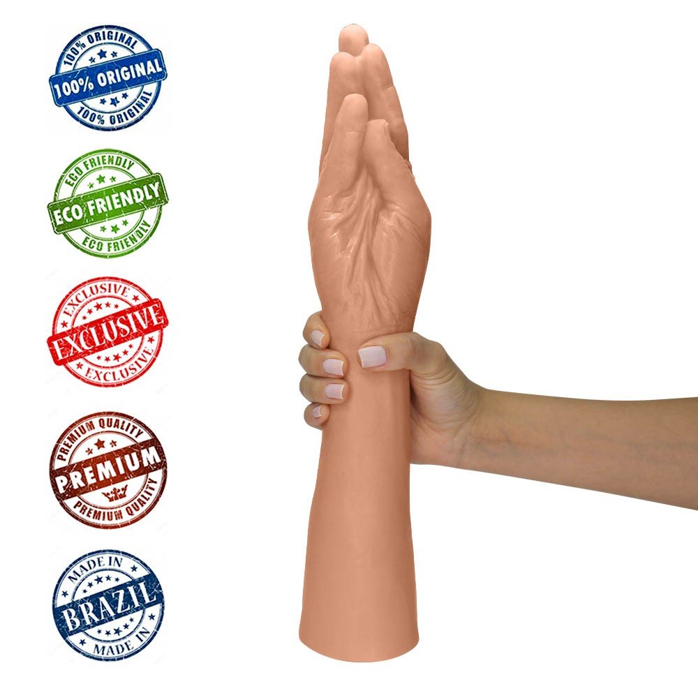 Mão Erótica Realística Hand Finger 37 x 7,2cm | Foto 05
