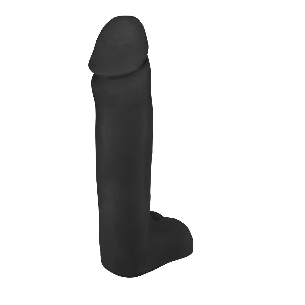 Pênis Gigante e Grosso Flexível com Escroto Benga 28 x 6,5cm Preto | Foto 02