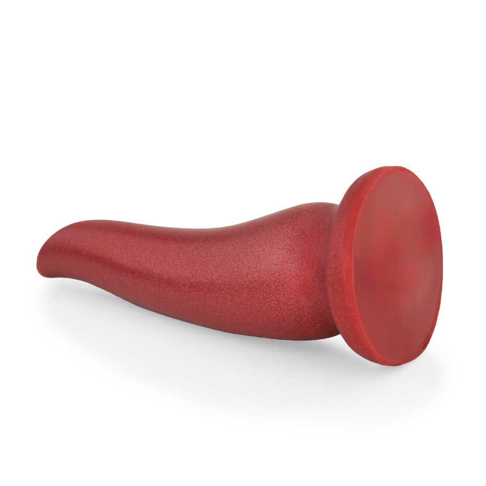 Plug Anal Grande Tongue - PVC Flexível 20 x 5,6cm Vermelho | Foto 04