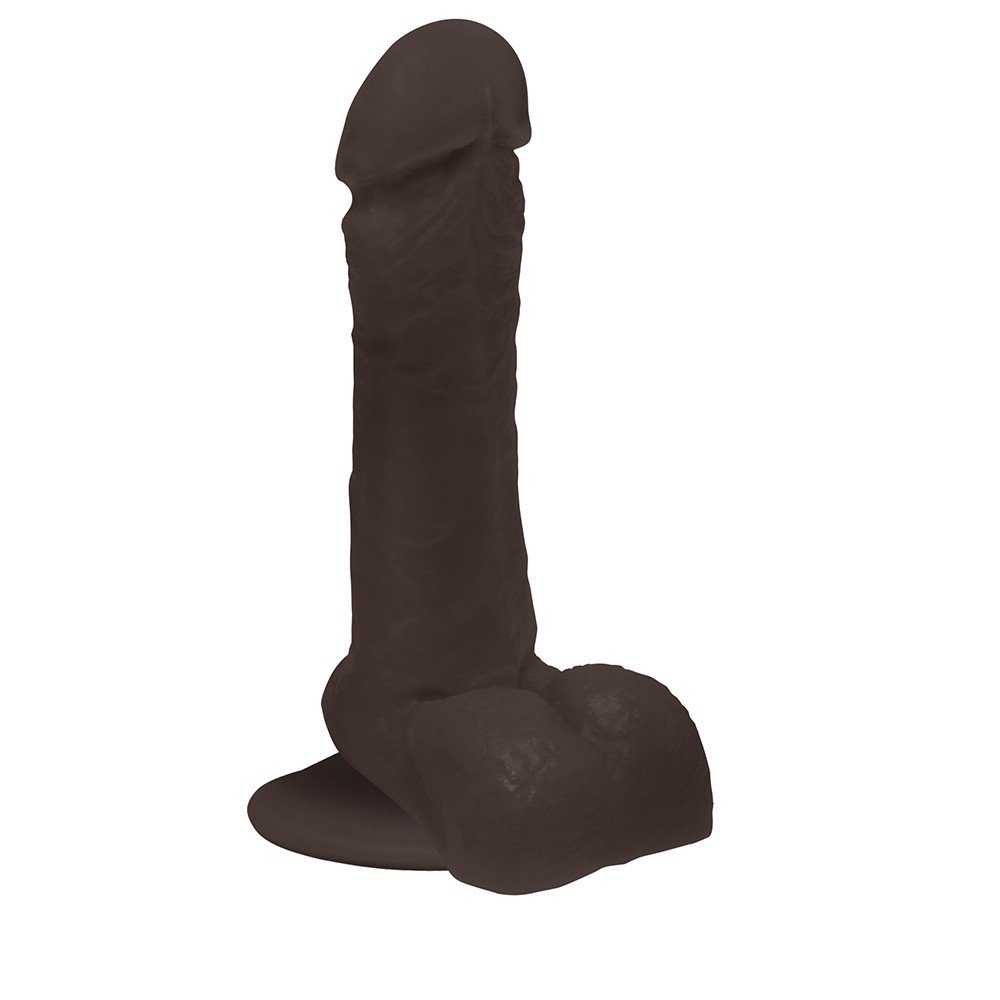 Pênis que Ejacula com Escroto e Ventosa Soft Touch 15 x 4cm Marrom | Foto 03