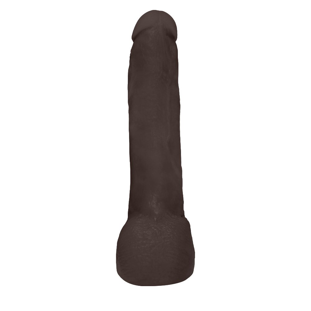 Pênis Realístico Feito em PVC Flexível com Escroto Ron Jeremy 21 x 4,5cm Marrom | Foto 03
