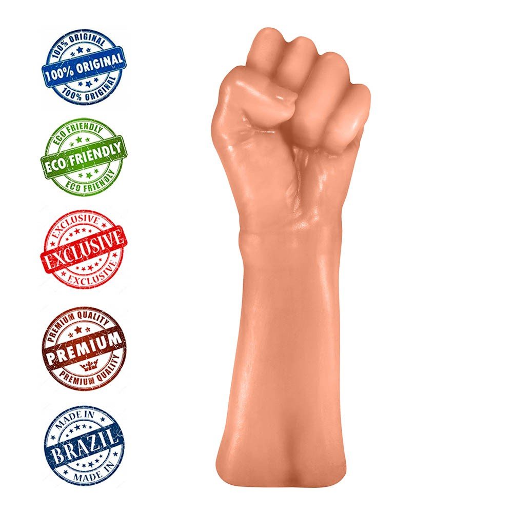 Penetrador para Prática de Fisting Realístico Hand Fist Punho 22 x 8cm Bege | Foto 05