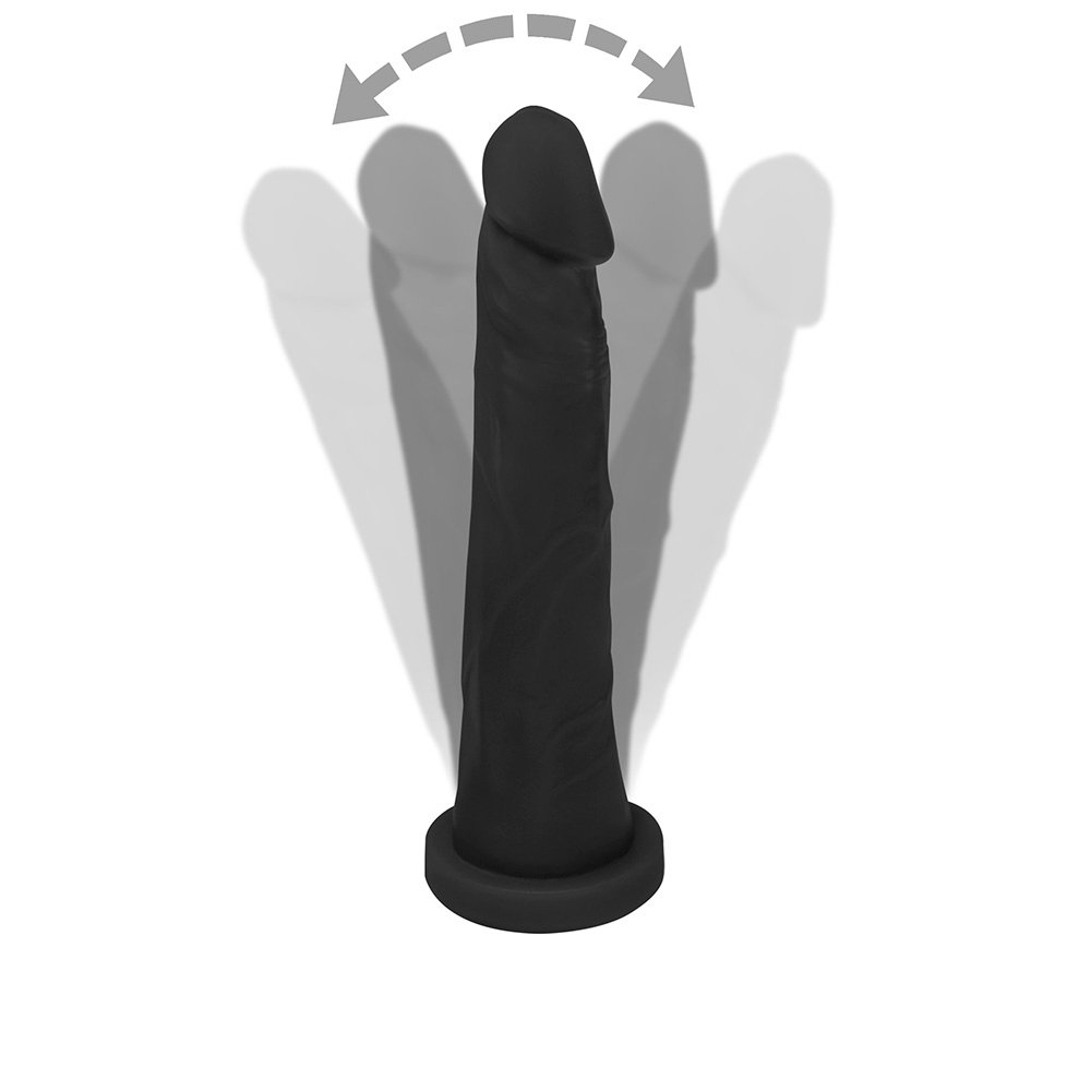 P�nis de Borracha com Base Jueves 19 x 4,5cm Preto | Foto 06