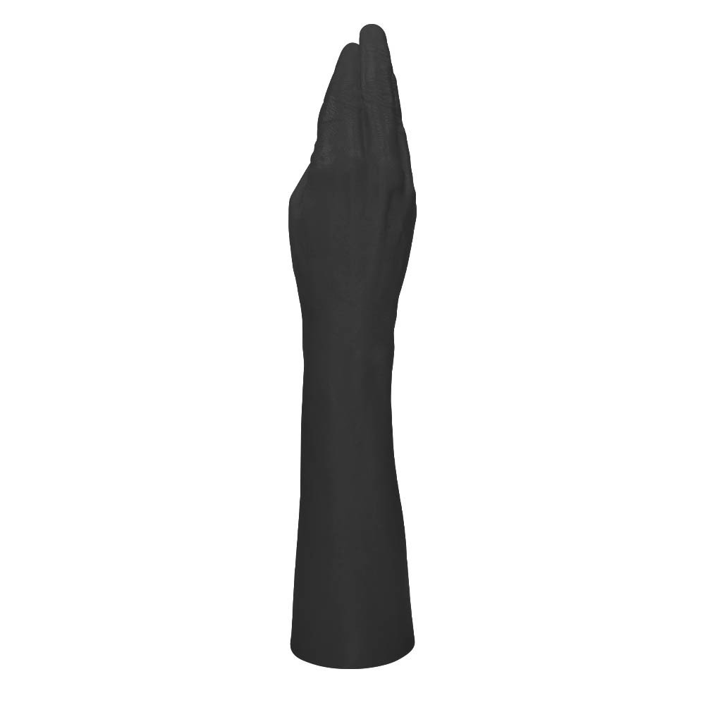 Mão Erótica Realística Hand Finger 37 x 7,2cm Preto | Foto 03