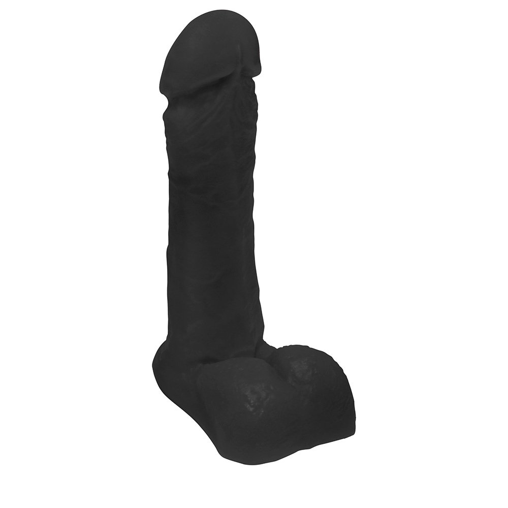 Pênis de Borracha com Escroto Ares 15 x 4cm Preto | Foto 03