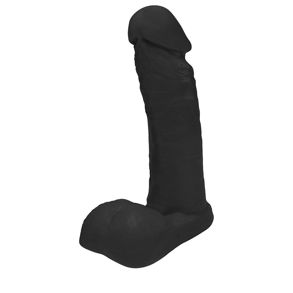 Pênis de Borracha com Escroto Ares 15 x 4cm Preto | Foto 04