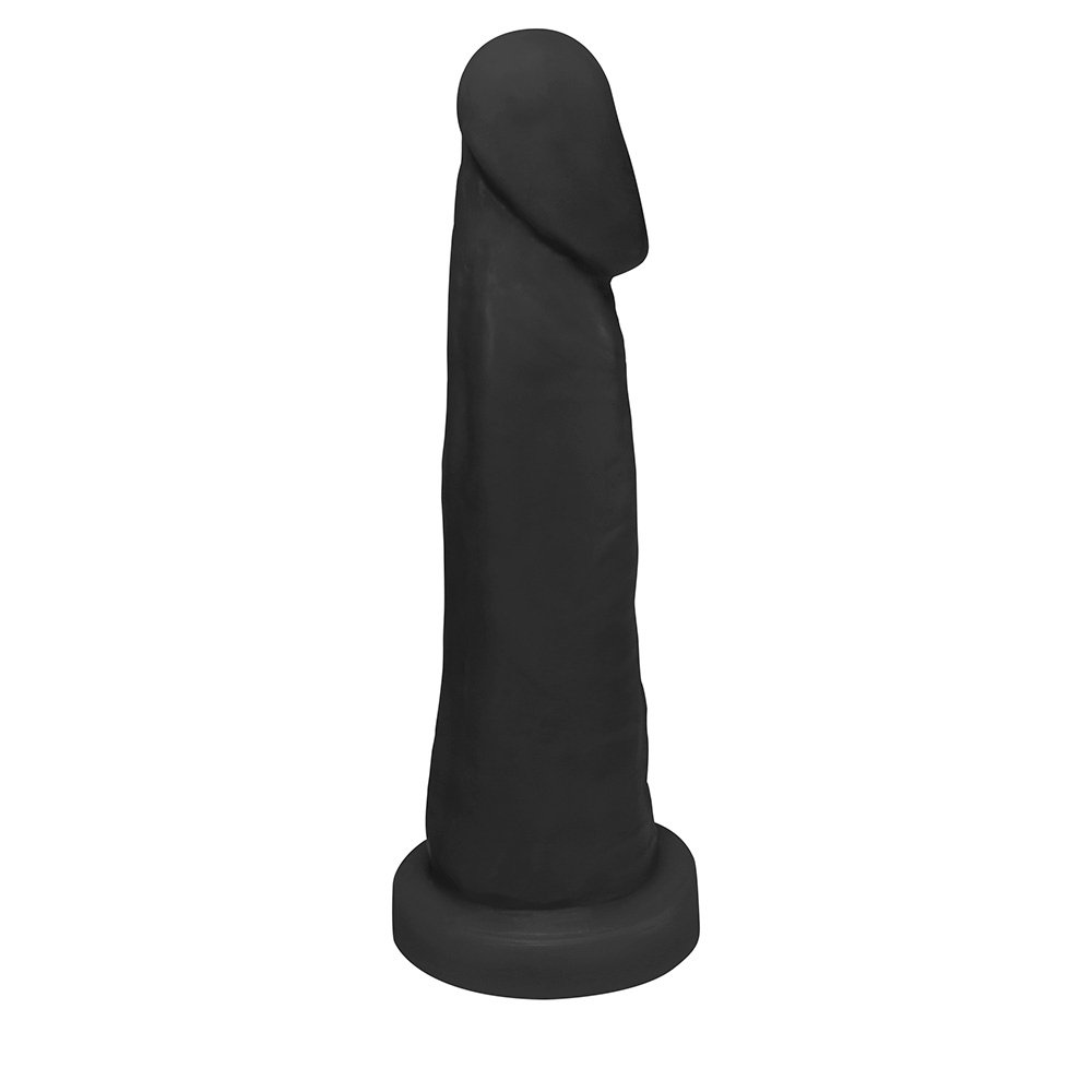 Pênis de Borracha com Base Viernes 19 x 5cm Preto | Foto 02