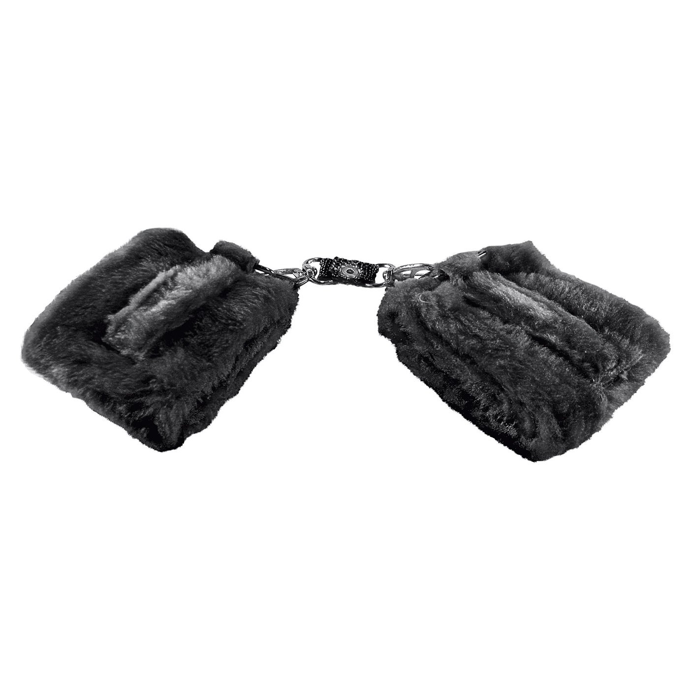 Algema de Pelúcia com Velcro Preta