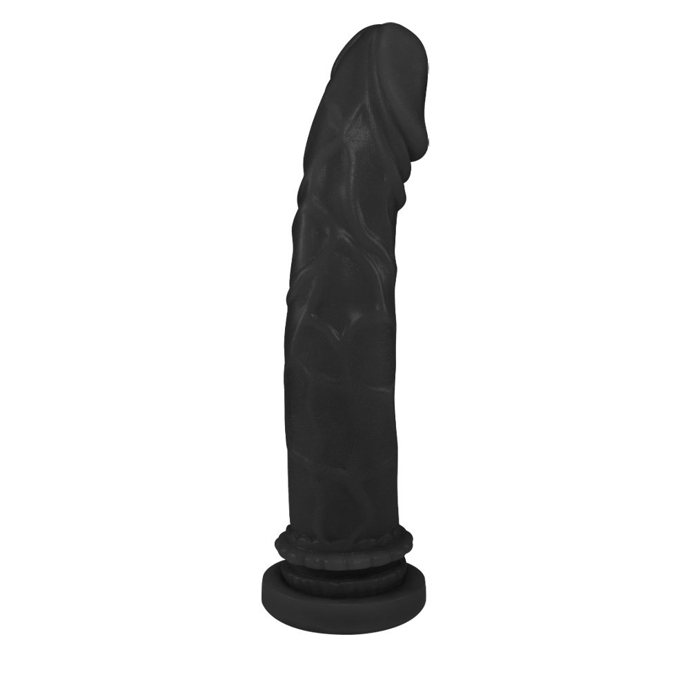Pênis com Base para Cinta Garantido 18 x 3,5cm Preto | Foto 04