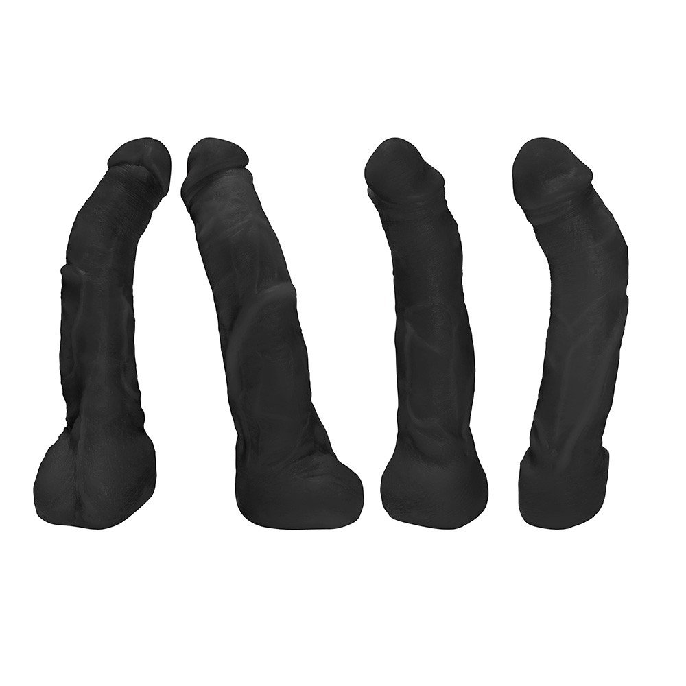 Cinta Peniana Ajustável com Pênis Realístico Mandingo 27 x 5,5cm Preto | Foto 04