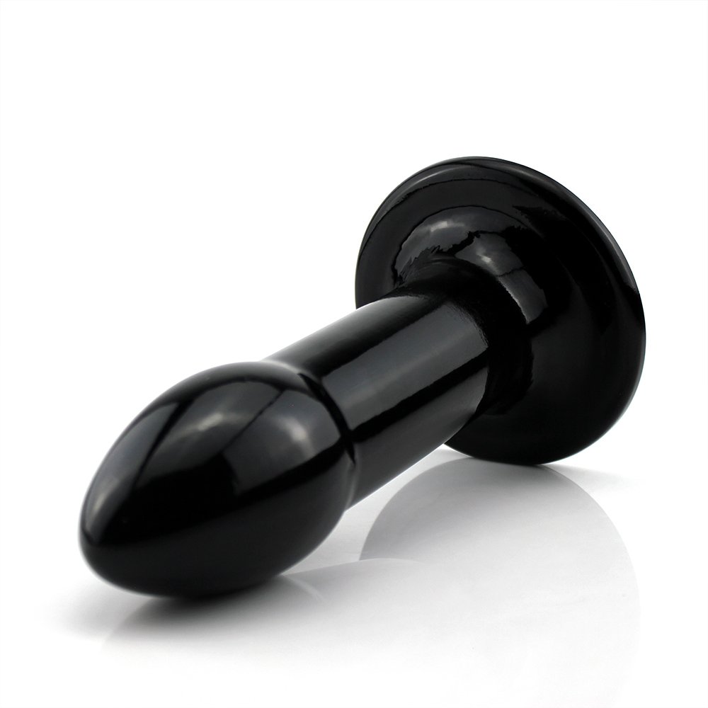 Plug Anal Grande Flexível Thunder 24 x 6,5cm Preto Brilhante | Foto 03