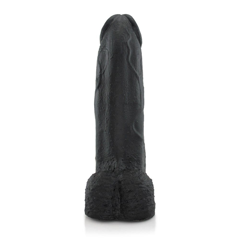 Pênis Realístico em PVC Flexível Mozão 29 x 7,5cm Preto | Foto 02