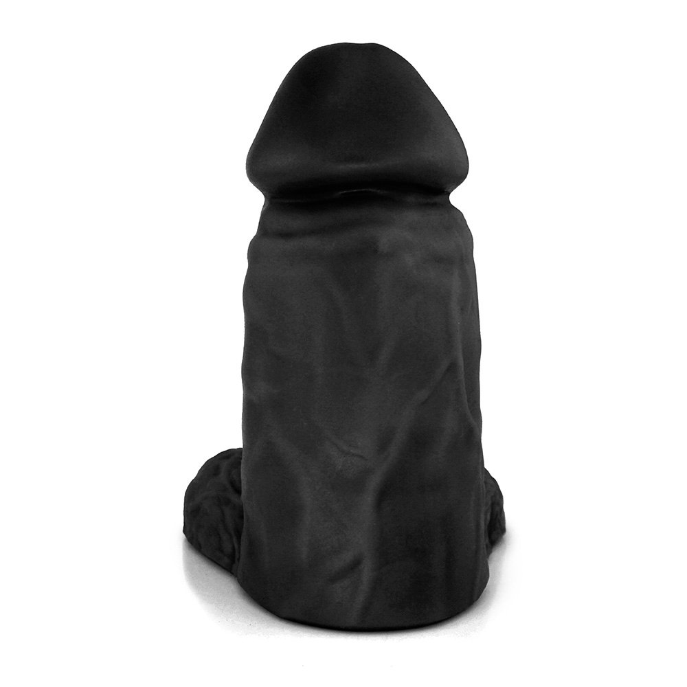Pênis Realístico Flexível com Escroto Massaranduba 18 x 7,6cm Preto | Foto 03