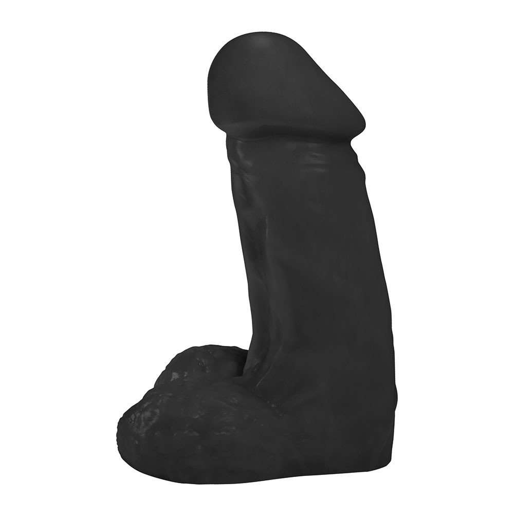 Pênis Realístico Flexível com Escroto Cumaru 19 x 6cm Preto | Foto 02