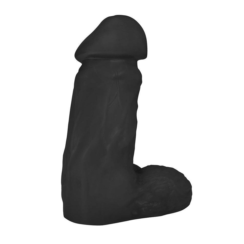 Pênis Realístico Flexível com Escroto Cumaru 19 x 6cm Preto | Foto 04