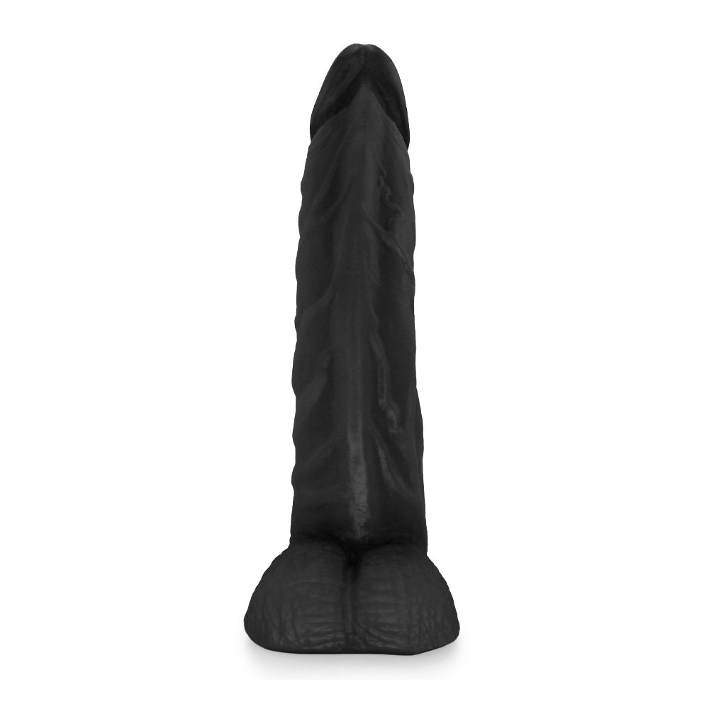 Pênis de Borracha com Escroto Poseidon 20 x 4cm Preto | Foto 02