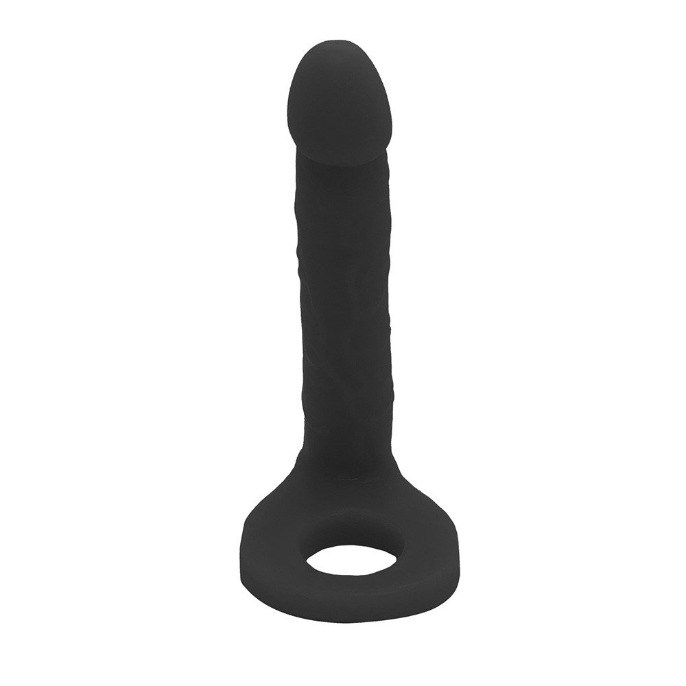 Anel Companheiro Real�stico M�dio 14 x 3cm Preto | Foto 02