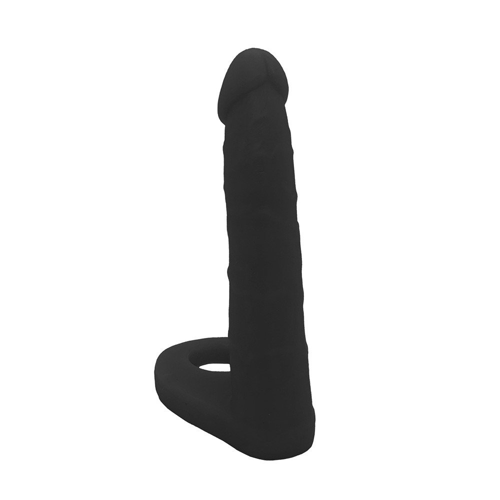 Anel Companheiro Real�stico M�dio 14 x 3cm Preto | Foto 03