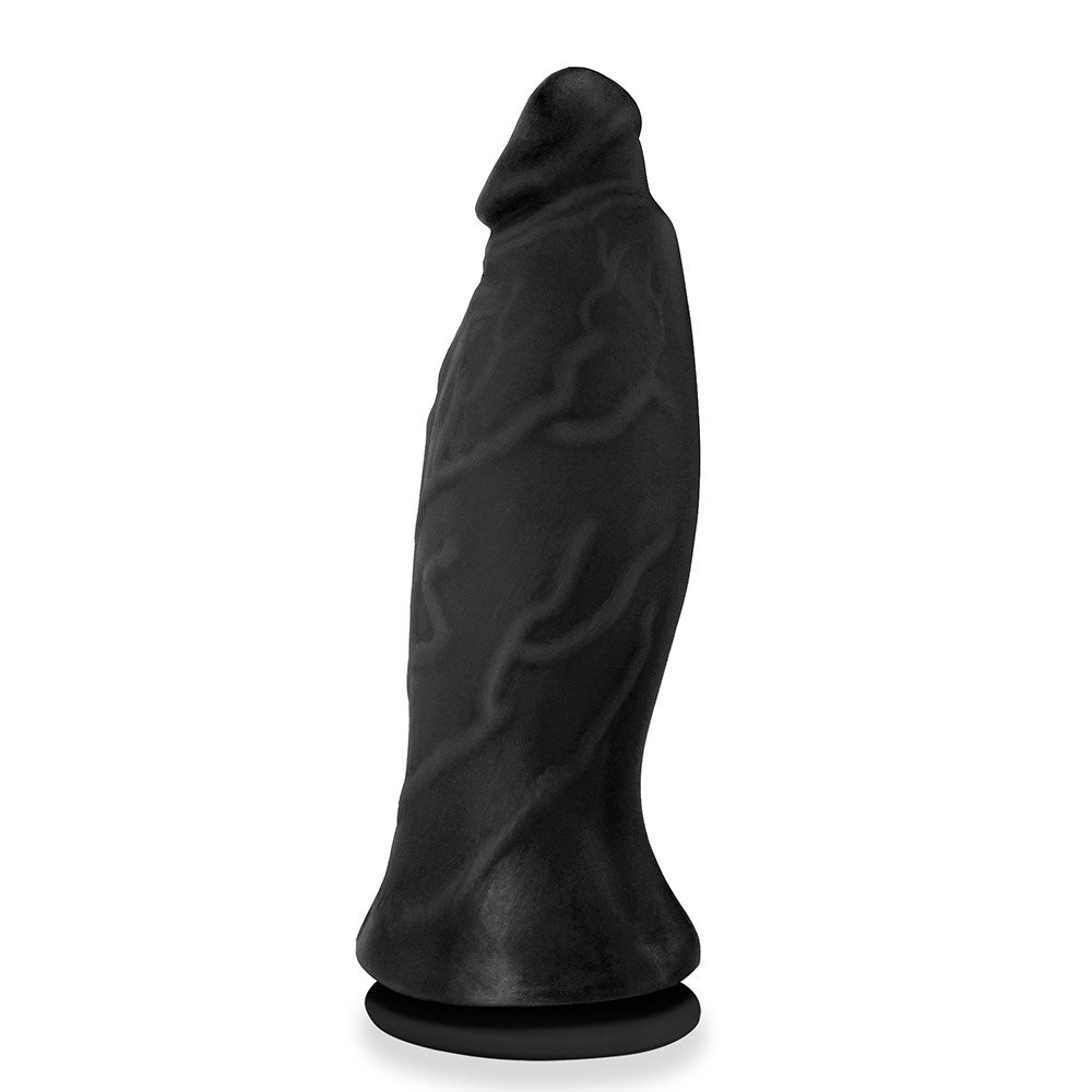 Pênis Gigante e Grosso Flexível com Ventosa Jatobão 27 x 8cm Preto | Foto 03