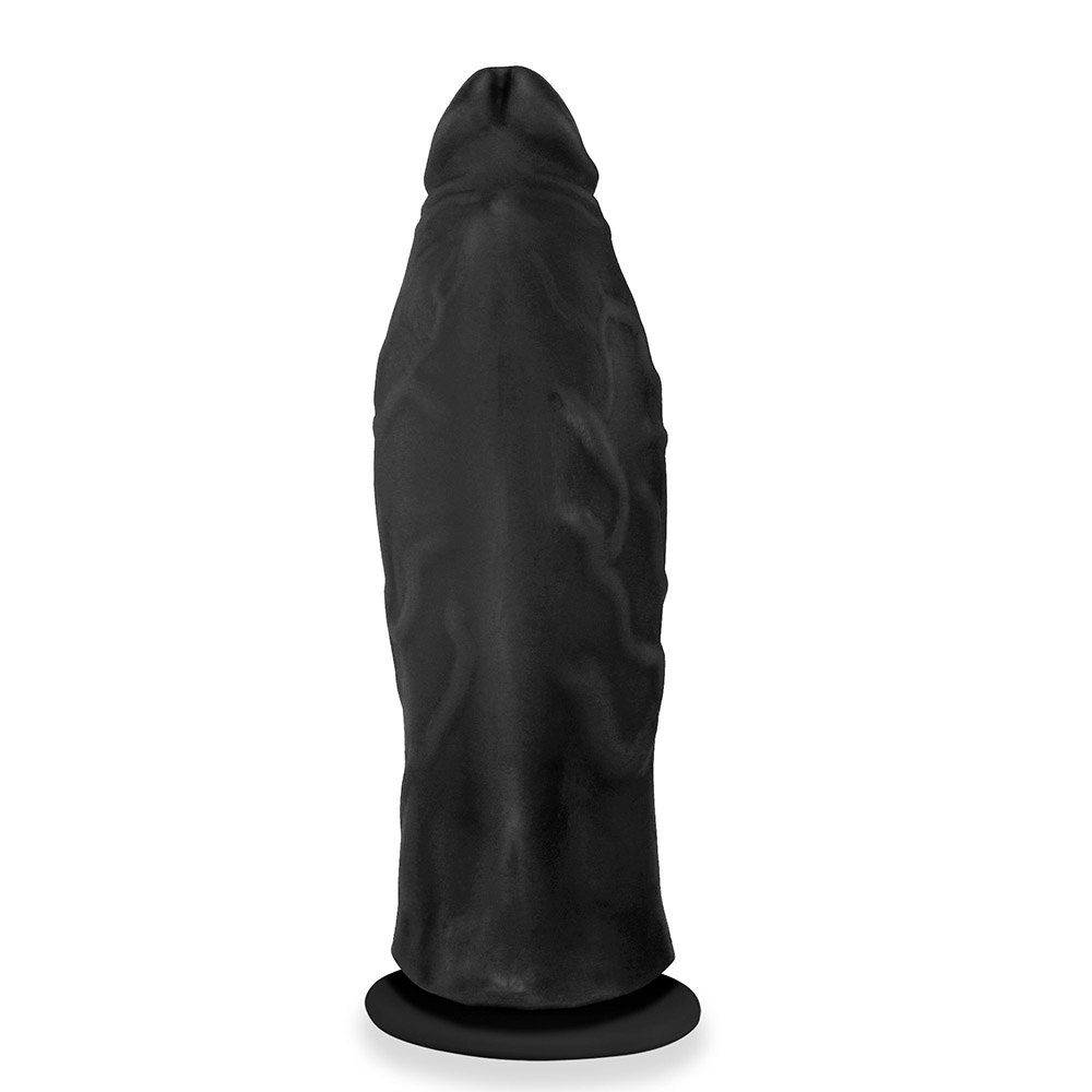 Pênis Gigante e Grosso Flexível com Ventosa Jatobão 27 x 8cm Preto | Foto 04