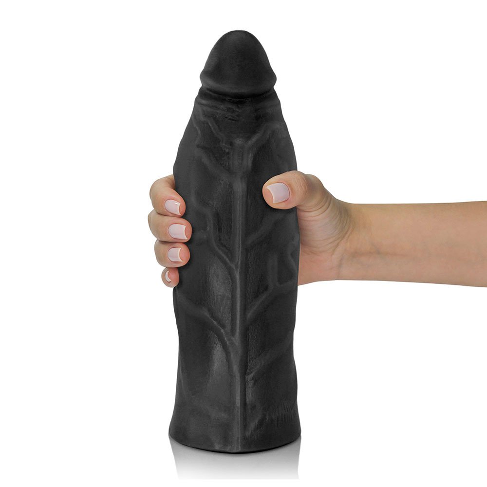 Pênis Gigante e Grosso Flexível Jatobão 27 x 8cm Preto | Foto 01