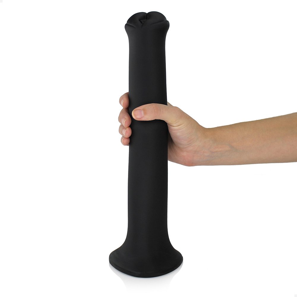 Pênis Gigante e Grosso Flexível Jamanta 34,5 x 5,8cm Preto | Foto 01