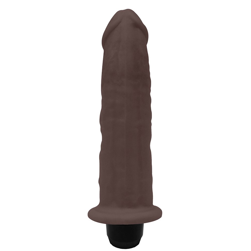 Pênis de Borracha Lunes com Vibrador 14 x 4cm Marrom | Foto 03