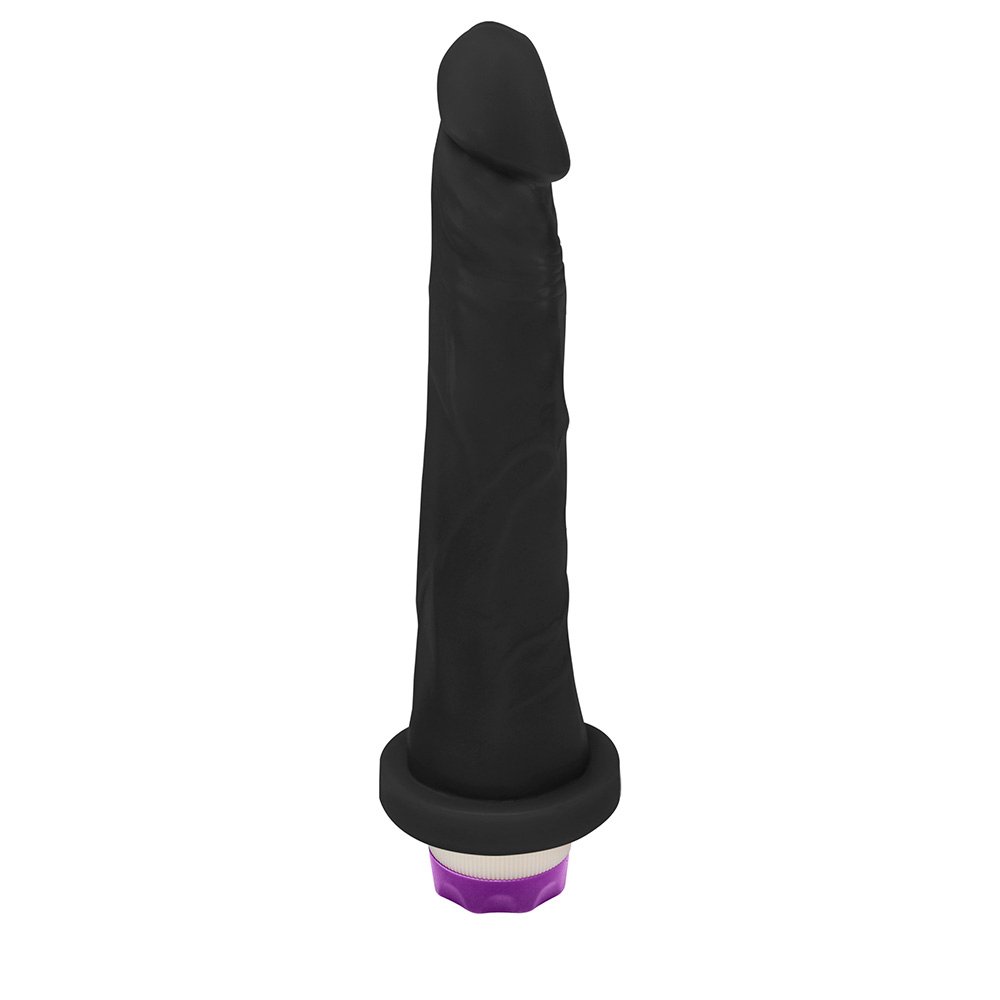 Pênis de Borracha Jueves com Vibrador 19 x 4,5cm Preto | Foto 02