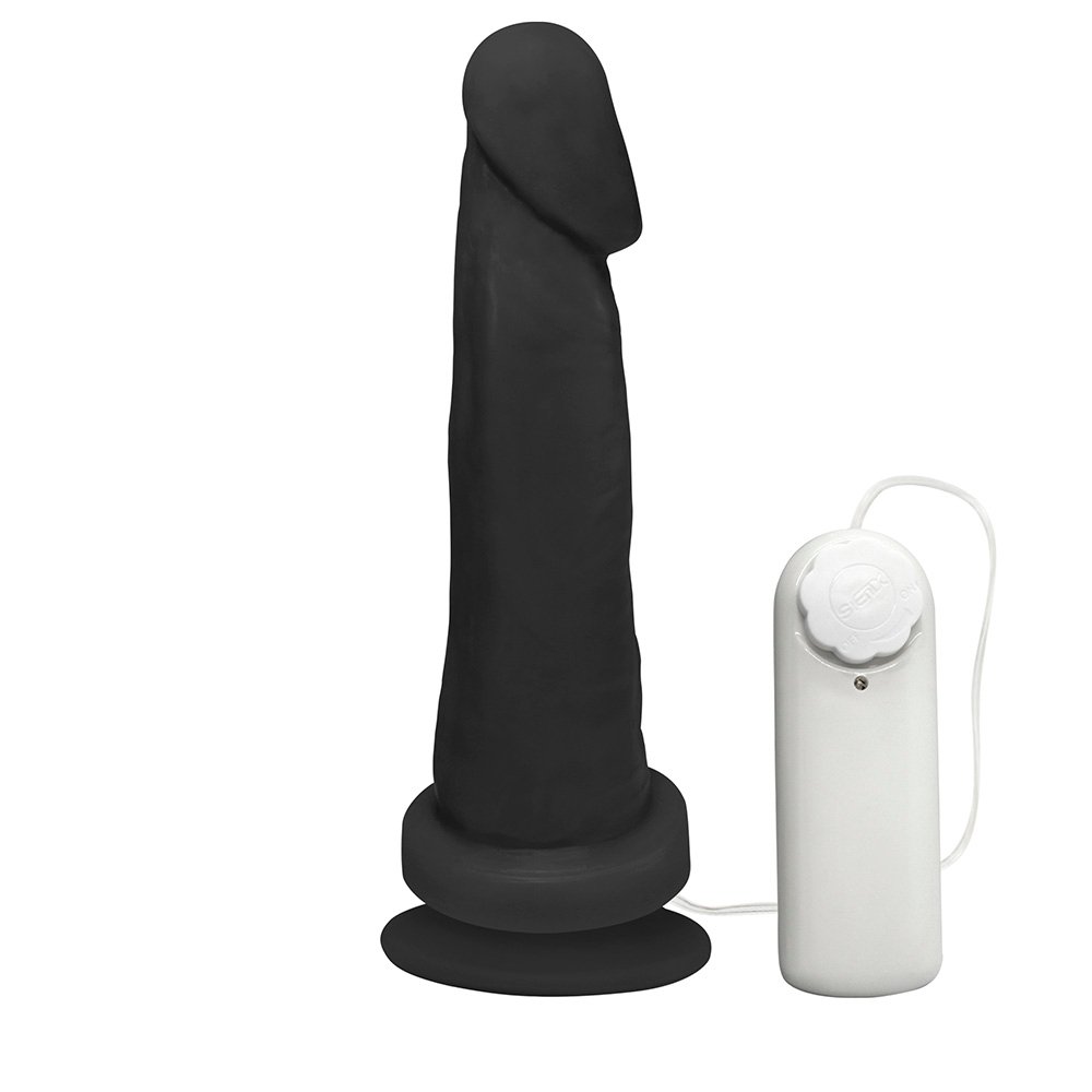 Pênis de Borracha Viernes com Vibrador e Ventosa 19 x 5cm Preto | Foto 02