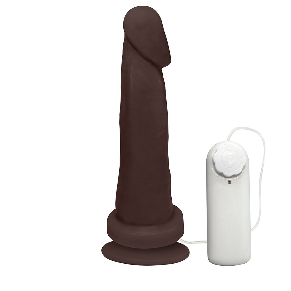 Pênis de Borracha Viernes com Vibrador e Ventosa 19 x 5cm Marrom | Foto 02