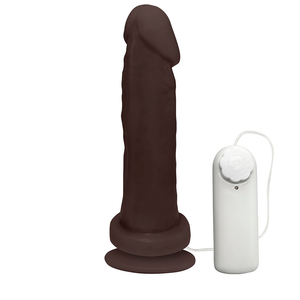 Pênis de Borracha Viernes com Vibrador e Ventosa 19 x 5cm Marrom | Foto 04