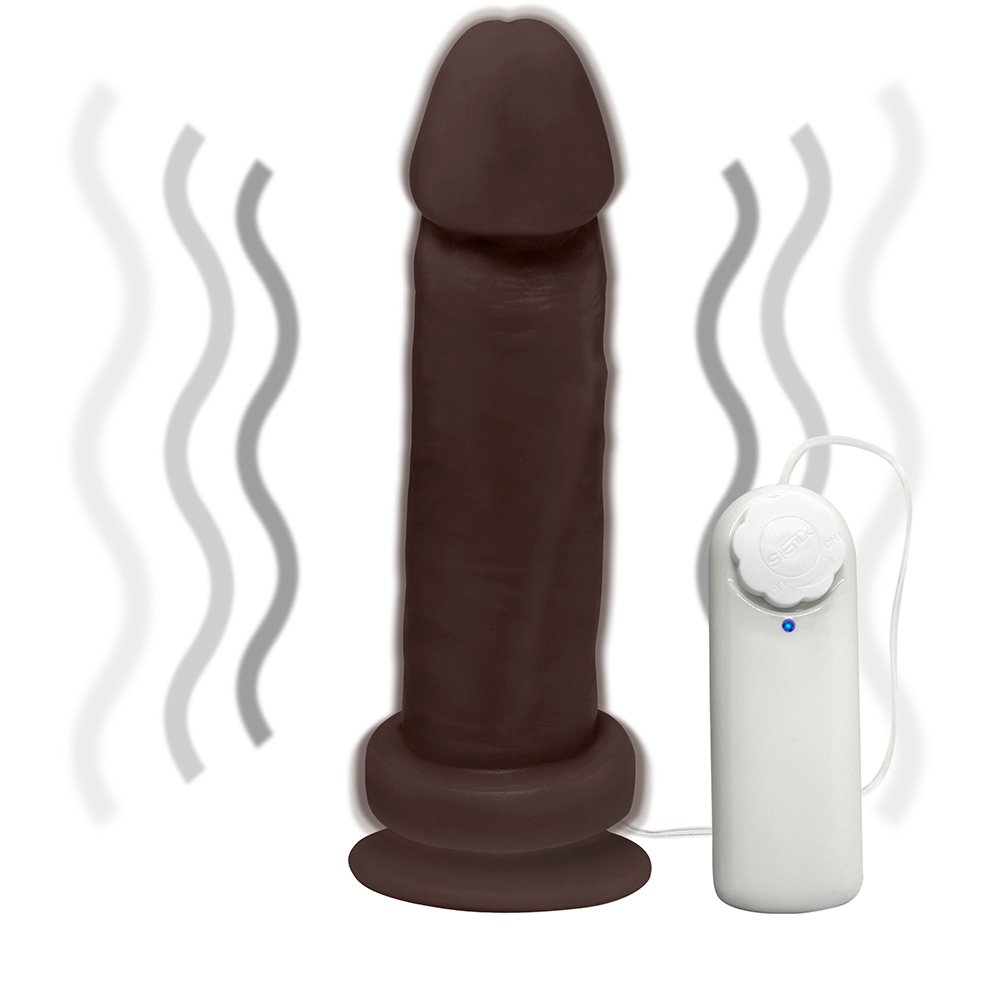 Pênis de Borracha Viernes com Vibrador e Ventosa 19 x 5cm Marrom | Foto 06