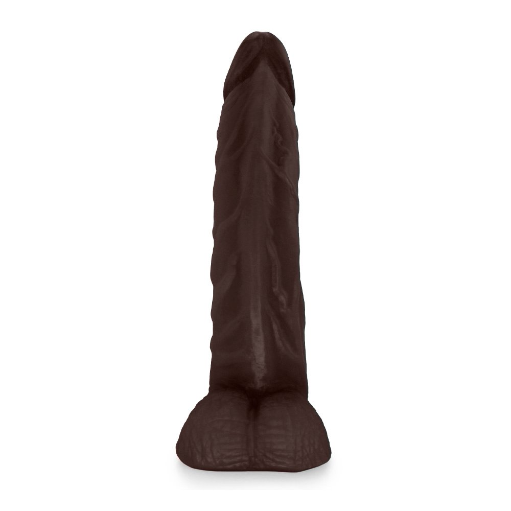 Pênis de Borracha Poseidon com Escroto 20 x 4cm Marrom | Foto 02