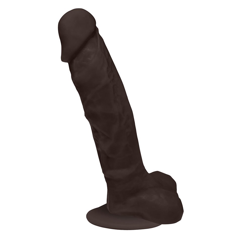 P�nis de Borracha Apolo com Escroto com Ventosa 20,5 x 4,5cm Marrom | Foto 02