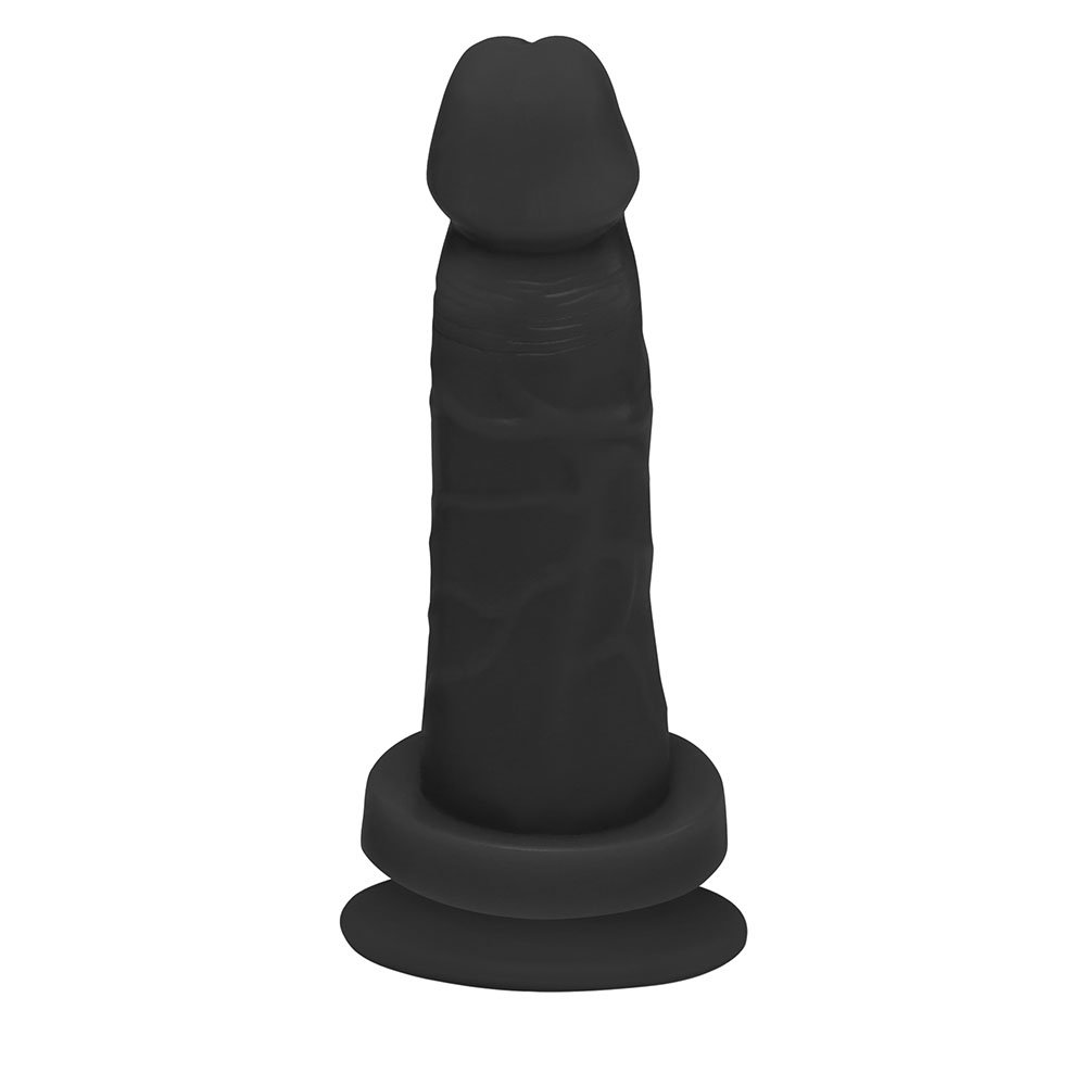 Pênis de Borracha Mimo com Ventosa 13,5 x 4cm Preto | Foto 01