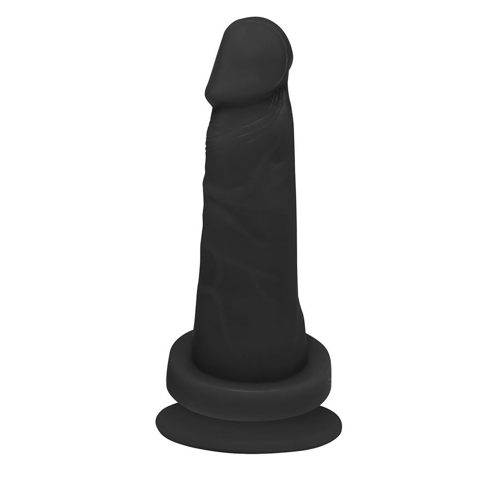 Pênis de Borracha Mimo com Ventosa 13,5 x 4cm Preto | Foto 02