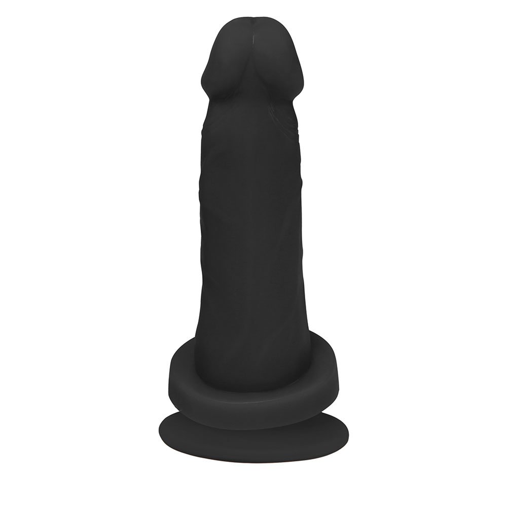 Pênis de Borracha Mimo com Ventosa 13,5 x 4cm Preto | Foto 03