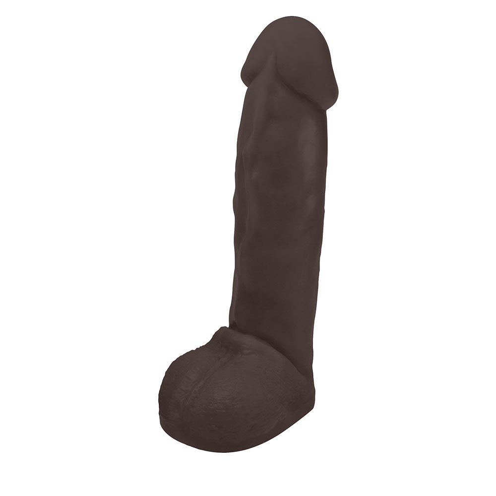 Pênis Gigante e Grosso Flexível com Escroto Optimus 28 x 6,5cm Marrom | Foto 04